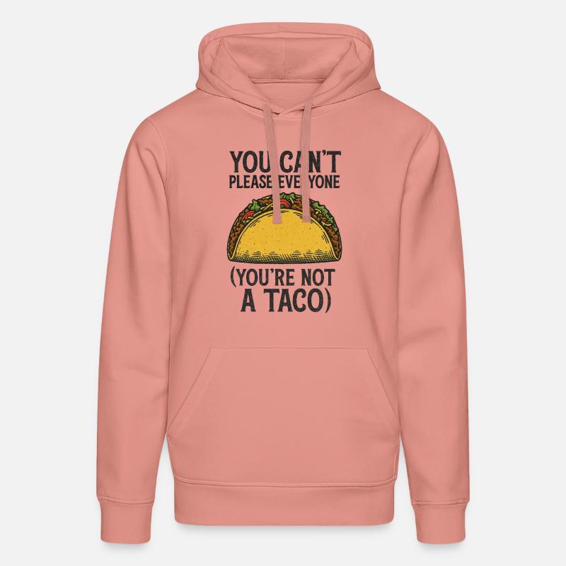Vous n’êtes pas un taco - Sweat à capuche bio DRUMMER Stanley/Stella Unisexe - rose poudré