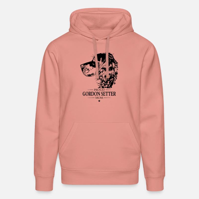 Gordon Setter Mamá Perro Perro Wilsigns - Sudadera con capucha ecológica unisex DRUMMER de Stanley/Stella - malva