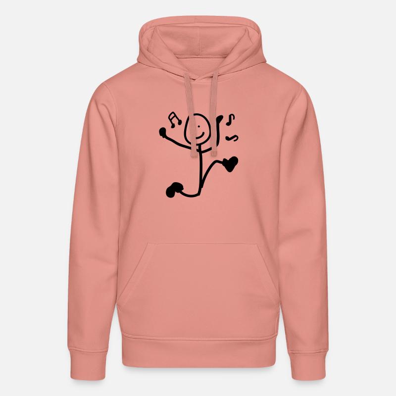 garçons de danse - Sweat à capuche bio DRUMMER Stanley/Stella Unisexe - rose poudré