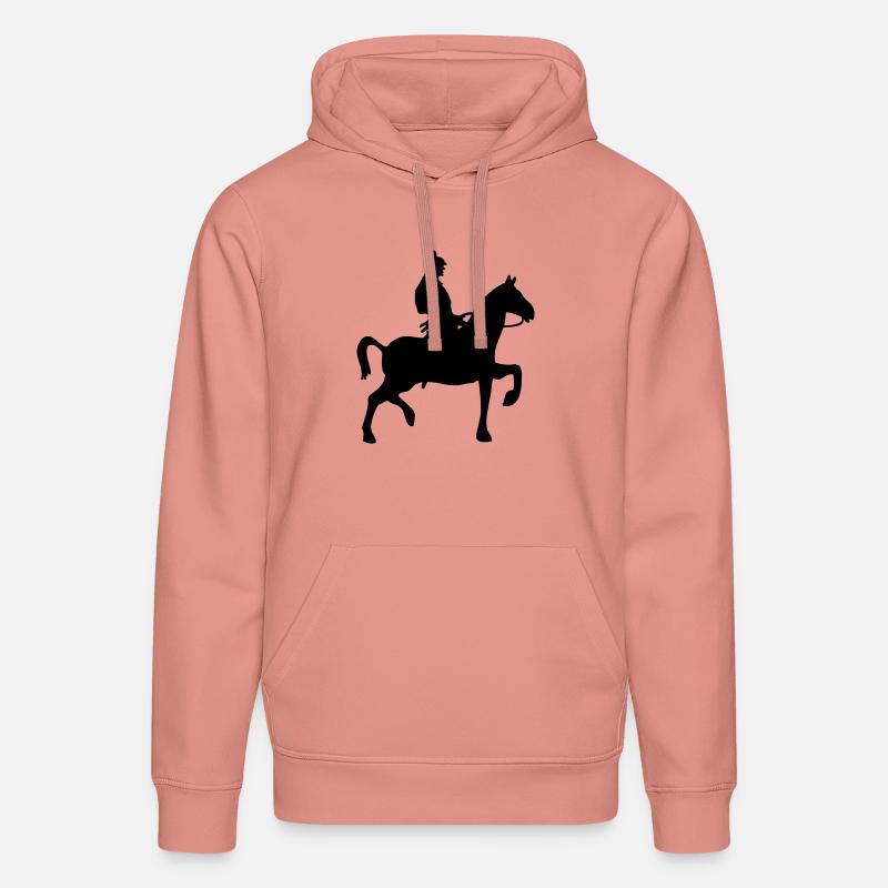 Cavalier samouraï - Sweat à capuche bio DRUMMER Stanley/Stella Unisexe - rose poudré