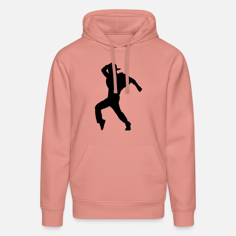 hip hop dancer - Sweat à capuche bio DRUMMER Stanley/Stella Unisexe - rose poudré