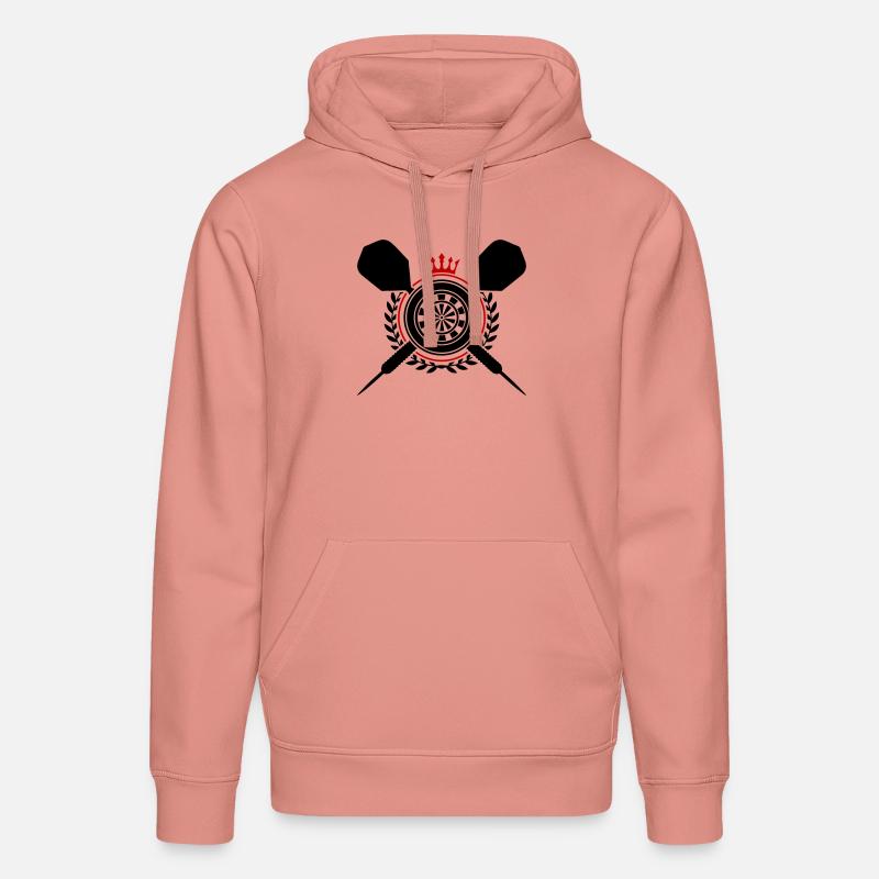 Fléchettes Fléchettes - Sweat à capuche bio DRUMMER Stanley/Stella Unisexe - rose poudré