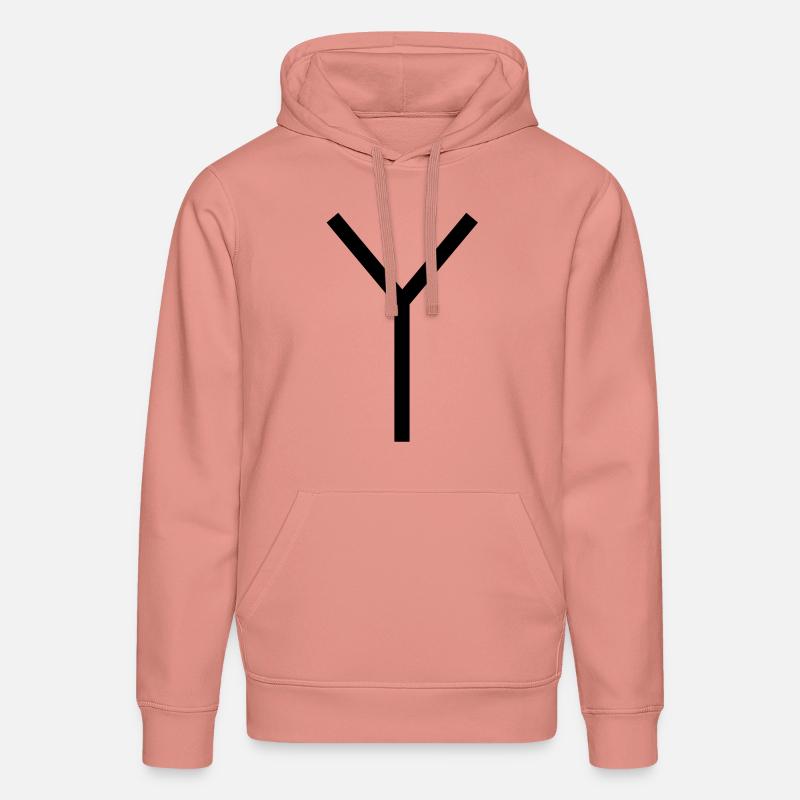 Nouveau Homéopathie - guérison caractères Ypsilon - Sweat à capuche bio DRUMMER Stanley/Stella Unisexe - rose poudré