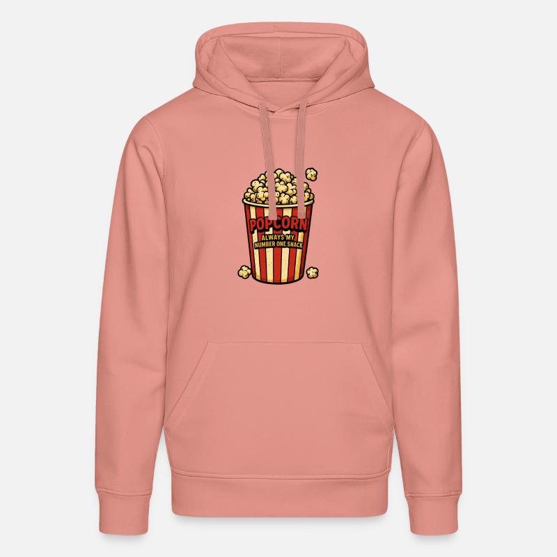 POP-CORN - Sweat à capuche bio DRUMMER Stanley/Stella Unisexe - rose poudré