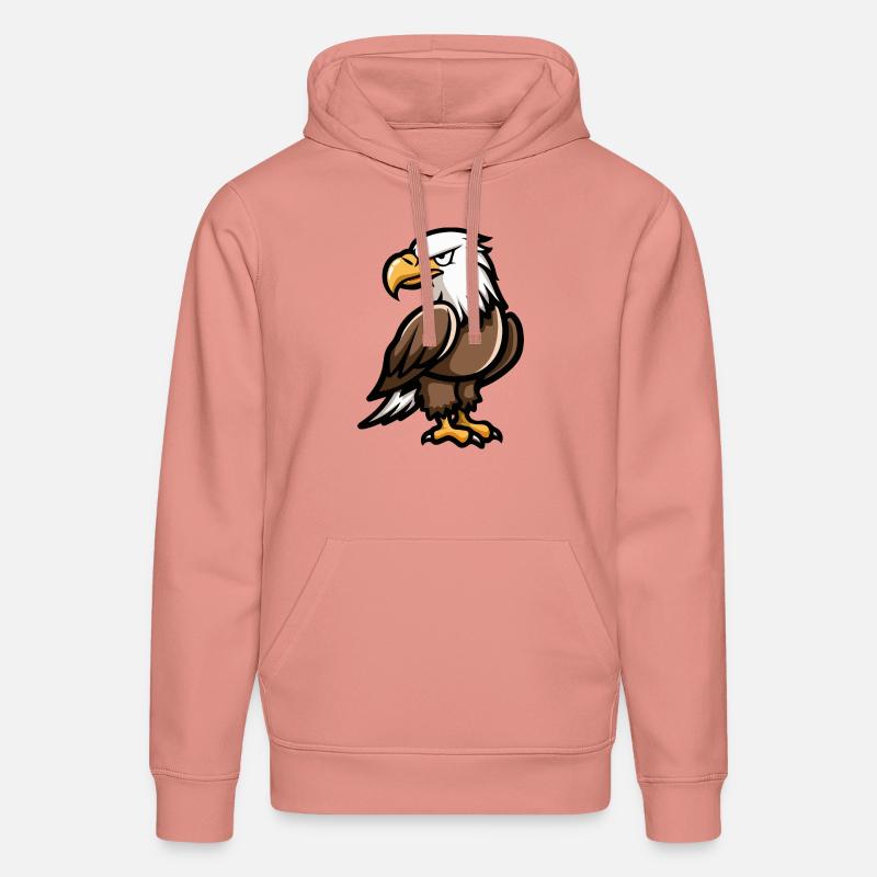 Bande dessinée Eagle - Sweat à capuche bio DRUMMER Stanley/Stella Unisexe - rose poudré