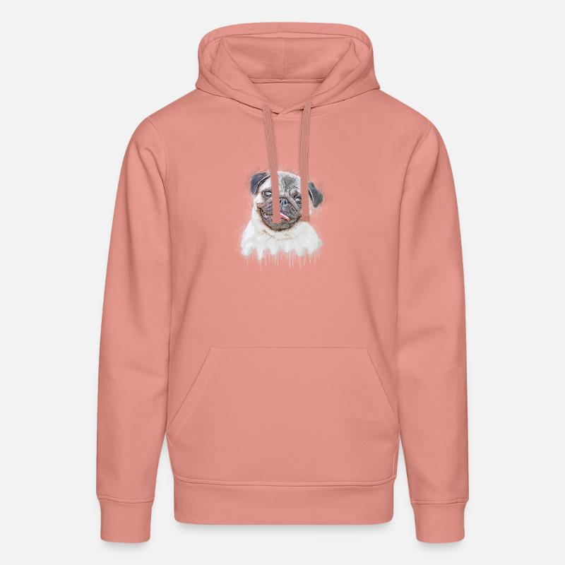 Mops - Ekologiczna bluza z kapturem typu unisex Stanley/Stella DRUMMER  - undefined