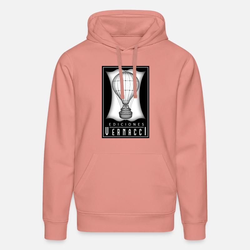 Vernacci édition logo - Sweat à capuche bio DRUMMER Stanley/Stella Unisexe - rose poudré