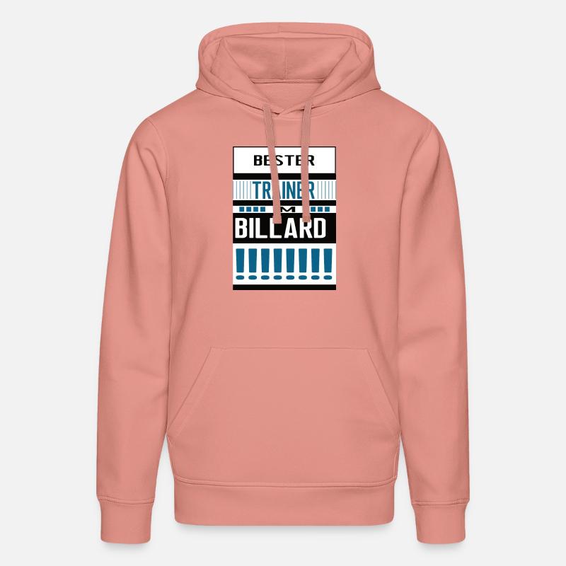 Billard Trainer Bester Billardtrainer Team - Stanley/Stella Unisex Bio-Hoodie DRUMMER  - Altrosa