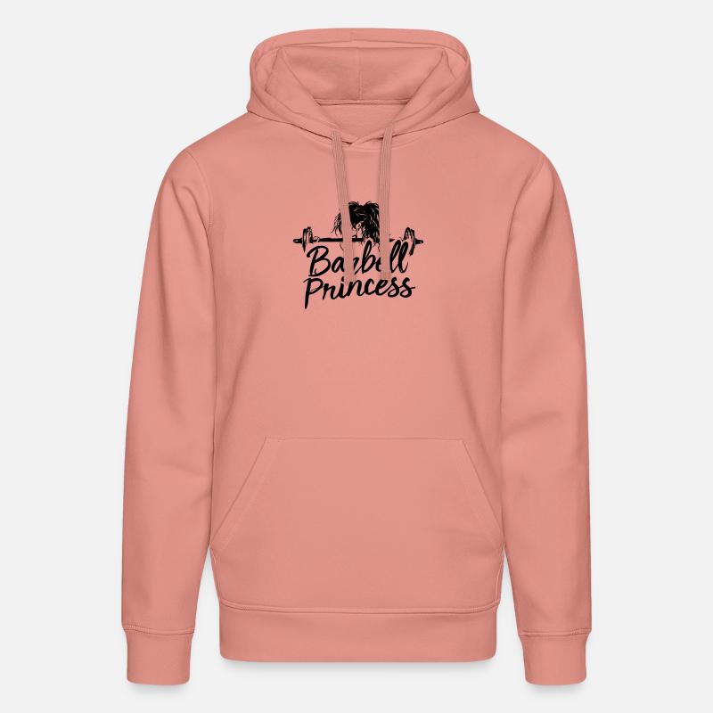 Princesse d’haltères - Sweat à capuche bio DRUMMER Stanley/Stella Unisexe - rose poudré