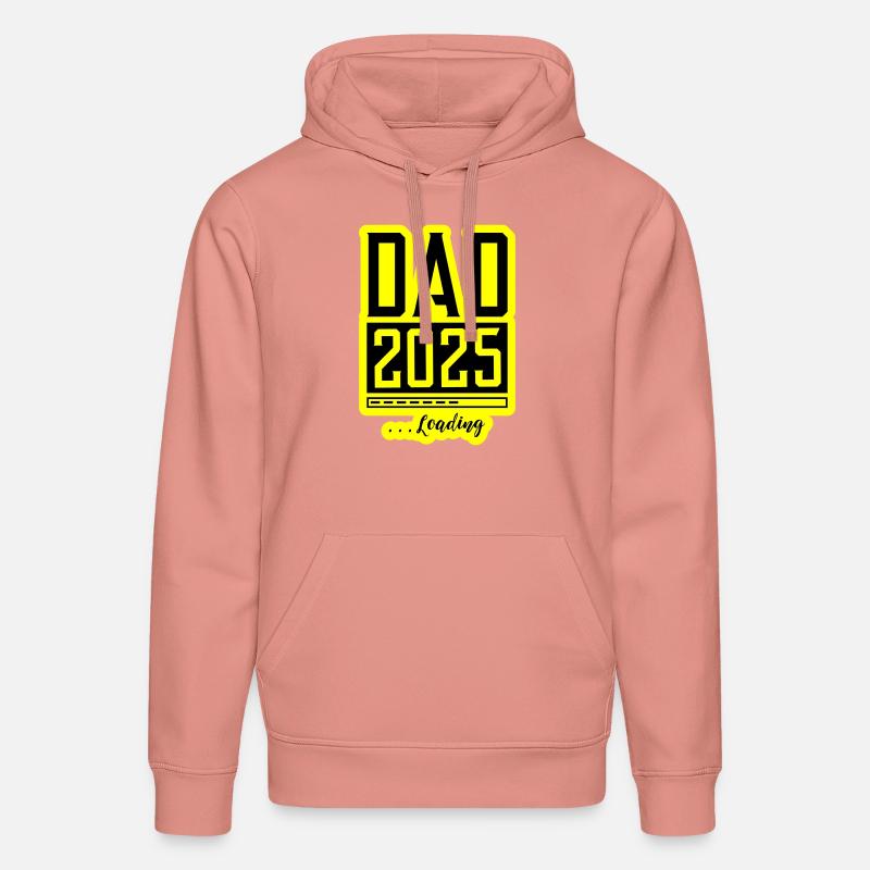Dad 2025 Loading Papa - Stanley/Stella Unisex Bio-Hoodie DRUMMER  - Altrosa