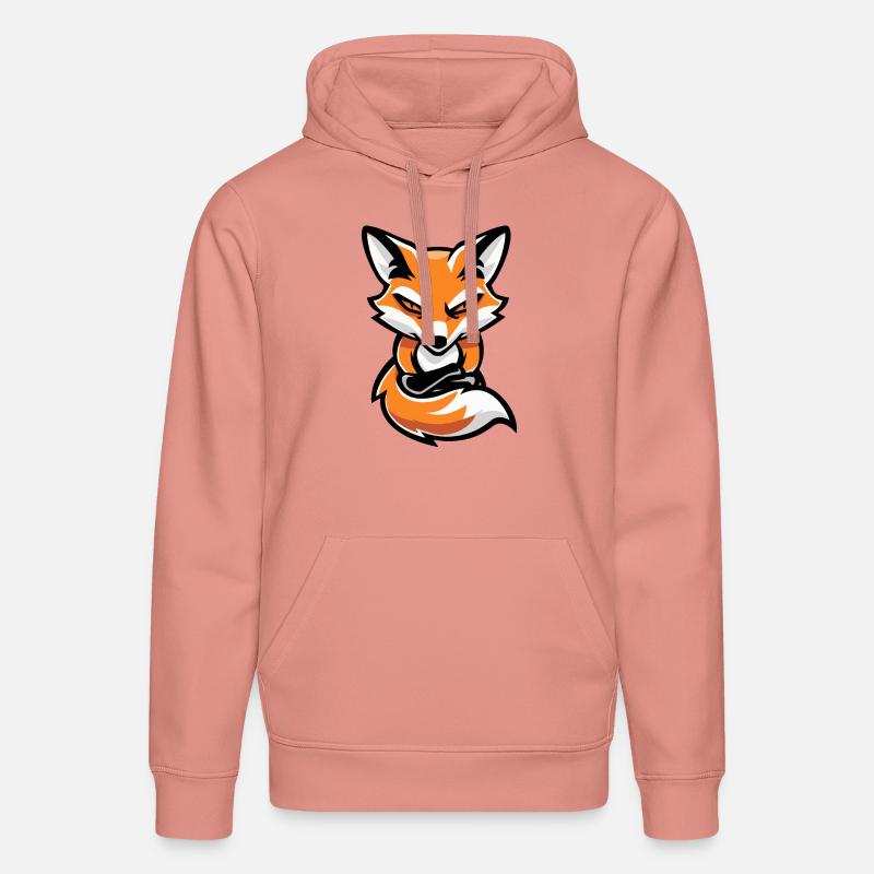 Bande dessinée Fox - Sweat à capuche bio DRUMMER Stanley/Stella Unisexe - rose poudré