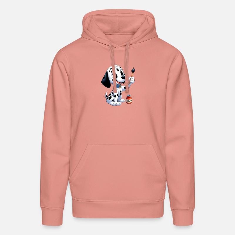 dalmatien 4 - Sweat à capuche bio DRUMMER Stanley/Stella Unisexe - rose poudré