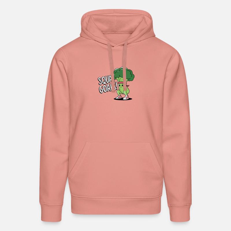 Objectifs de squat - Sweat à capuche bio DRUMMER Stanley/Stella Unisexe - rose poudré