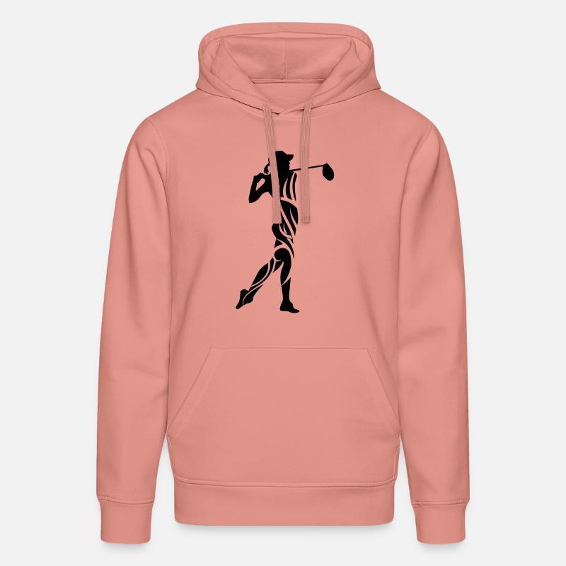 Golf féminin de tribal - Sweat à capuche bio DRUMMER Stanley/Stella Unisexe - rose poudré