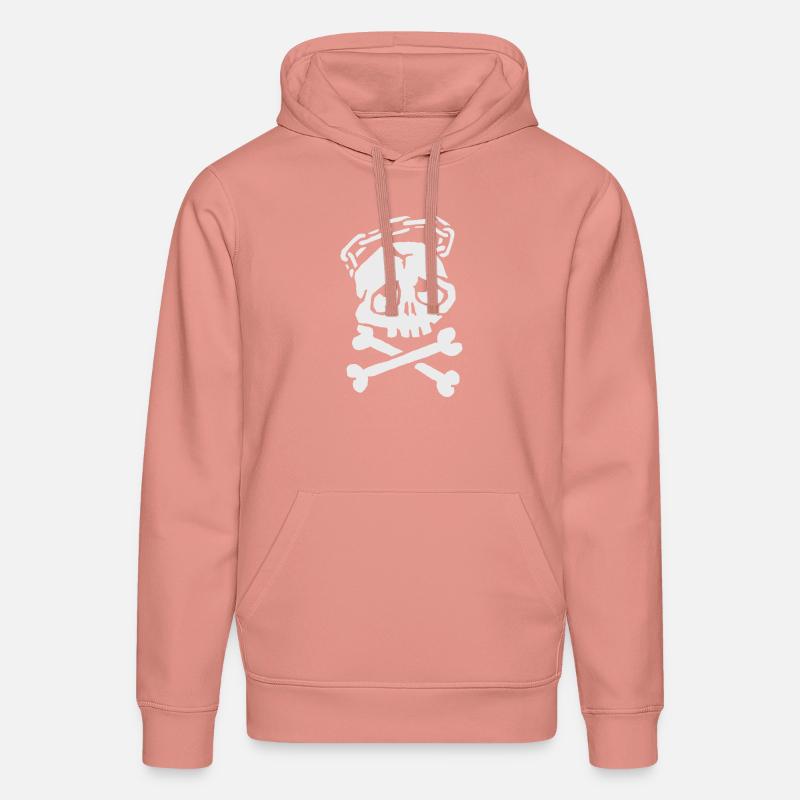 Träumender Schädel - Stanley/Stella Unisex Bio-Hoodie DRUMMER  - Altrosa
