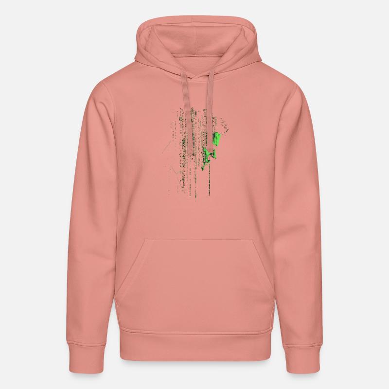 Hackerdesign, Programmierung, Hacker - Stanley/Stella Unisex Bio-Hoodie DRUMMER  - Altrosa