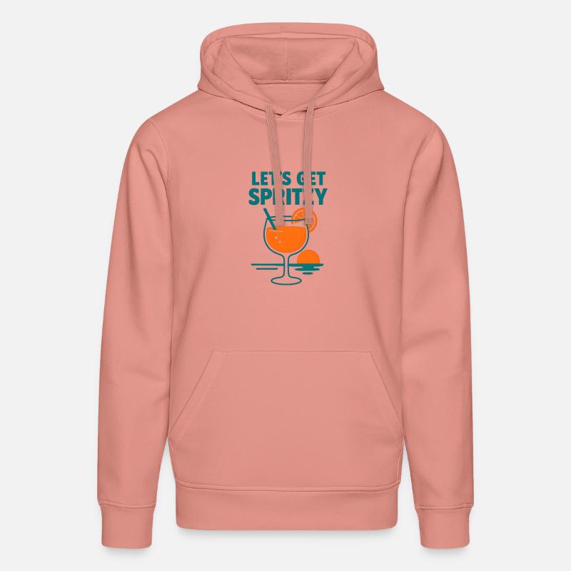 On va spritzy - Sweat à capuche bio DRUMMER Stanley/Stella Unisexe - rose poudré