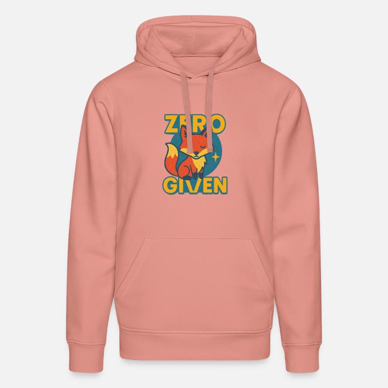 Zero Fox Given Logo - Sweat à capuche bio DRUMMER Stanley/Stella Unisexe - rose poudré