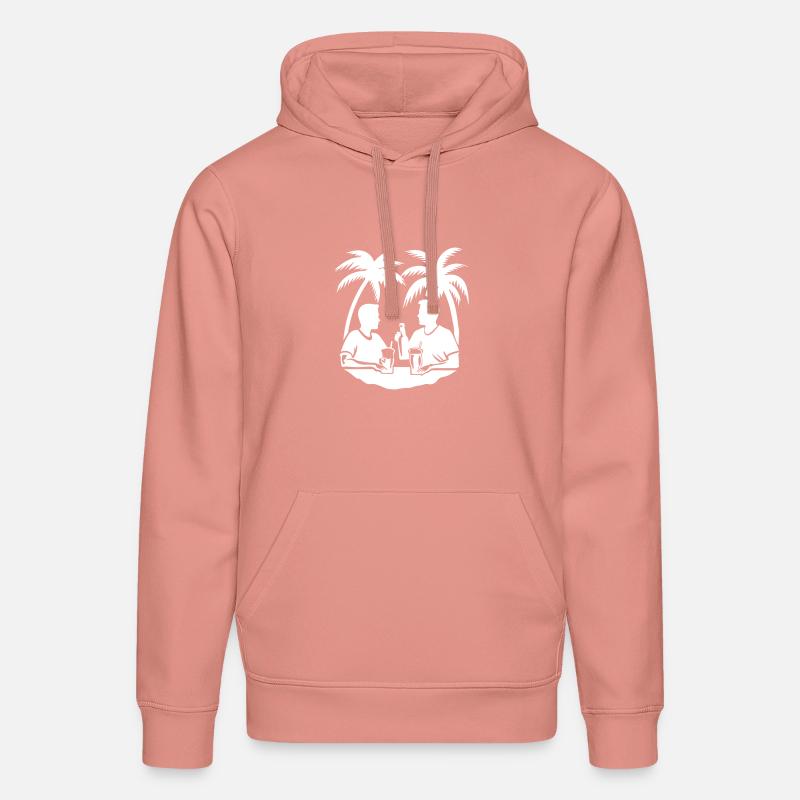 L’équipe de Palm Tree Holiday - Sweat à capuche bio DRUMMER Stanley/Stella Unisexe - rose poudré