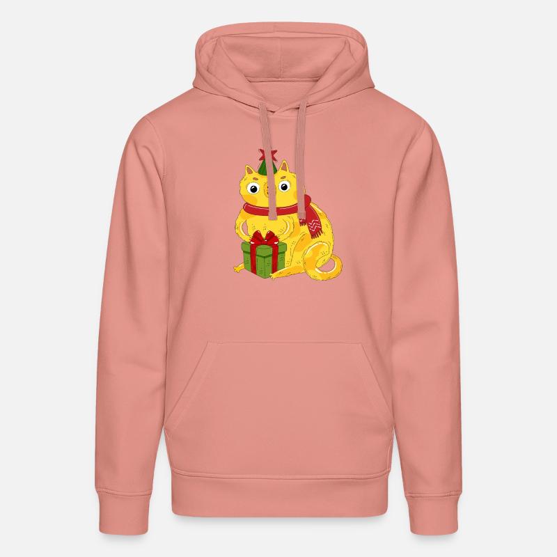 Chat et coffret cadeau - Sweat à capuche bio DRUMMER Stanley/Stella Unisexe - rose poudré