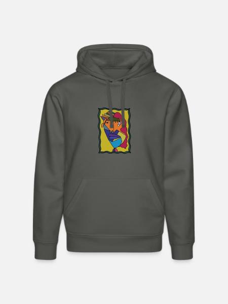 Crazy - Stanley/Stella Unisex Bio-Hoodie DRUMMER - Altrosa