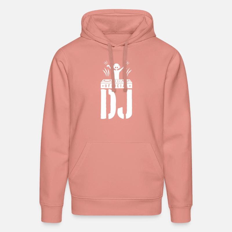 DJ Spruch Turntables - Stanley/Stella DRUMMER Unisex Organic Hoodie - canyon pink