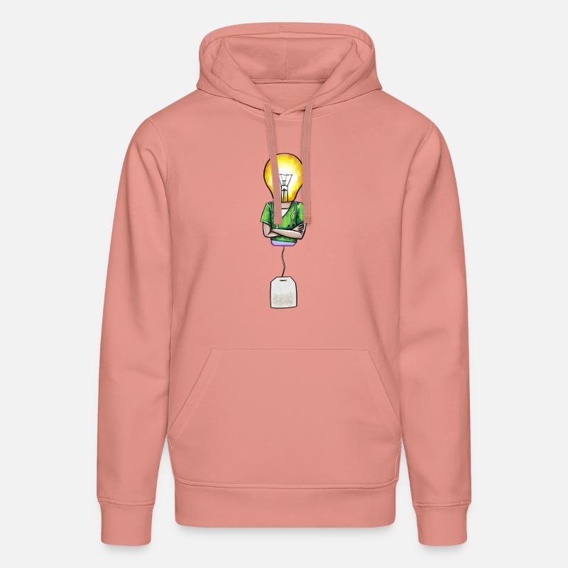 Ampoule-doctoral teabag - Sweat à capuche bio DRUMMER Stanley/Stella Unisexe - rose poudré