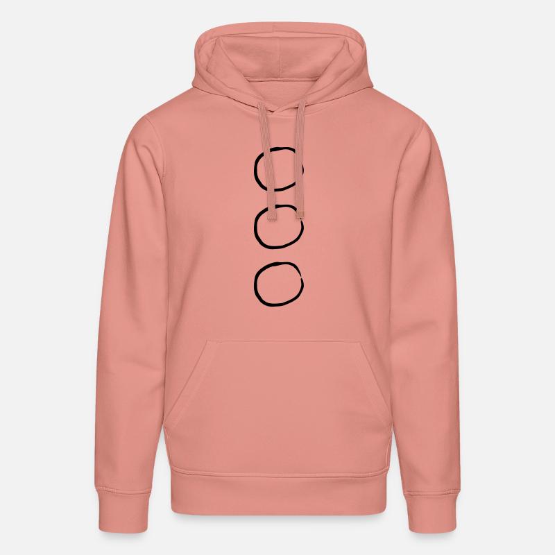Choose Circles - Sweat à capuche bio DRUMMER Stanley/Stella Unisexe - rose poudré