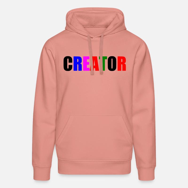 Creator - Sweat à capuche bio DRUMMER Stanley/Stella Unisexe - rose poudré