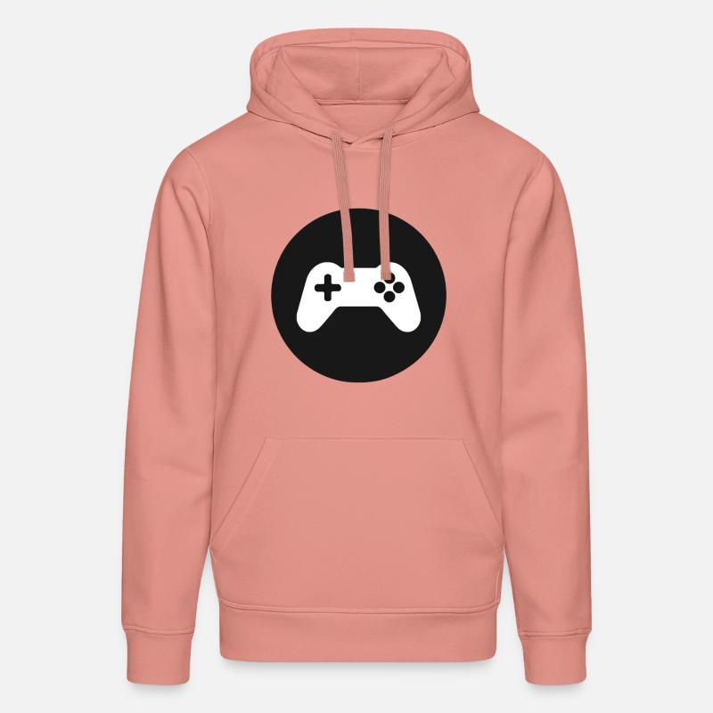 manette de jeu - Sweat à capuche bio DRUMMER Stanley/Stella Unisexe - rose poudré