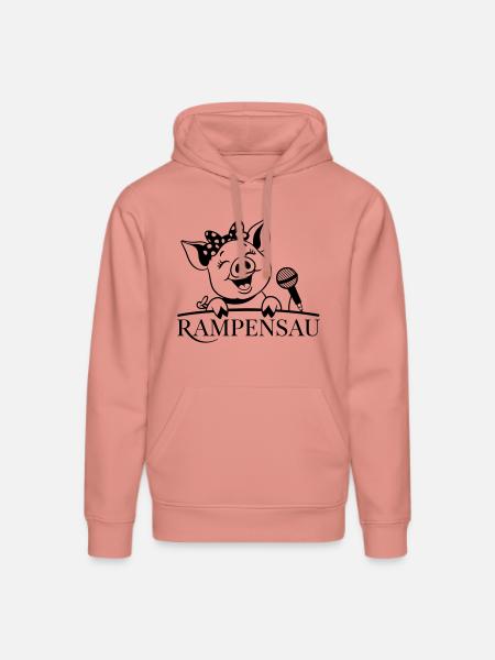 Ramp pig - Stanley/Stella DRUMMER Unisex Organic Hoodie - canyon pink