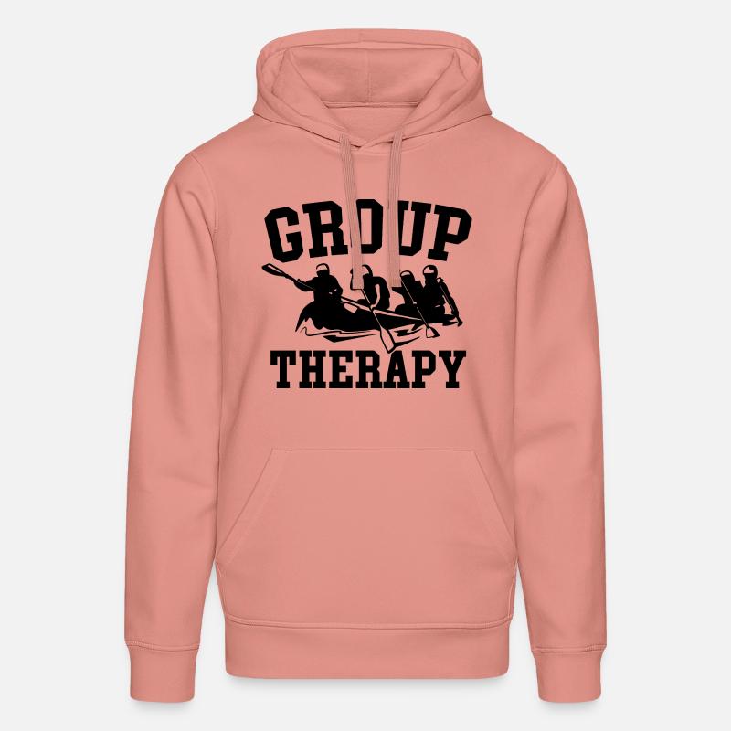 Gruppentherapie Rafting Abenteuer - Stanley/Stella Unisex Bio-Hoodie DRUMMER  - Altrosa