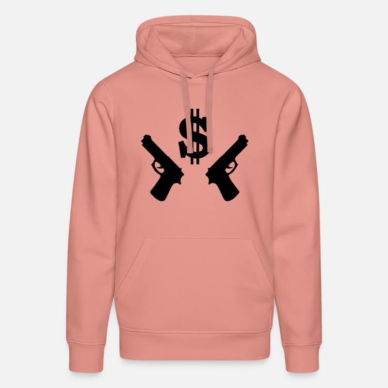 dollar - Sweat à capuche bio DRUMMER Stanley/Stella Unisexe - rose poudré