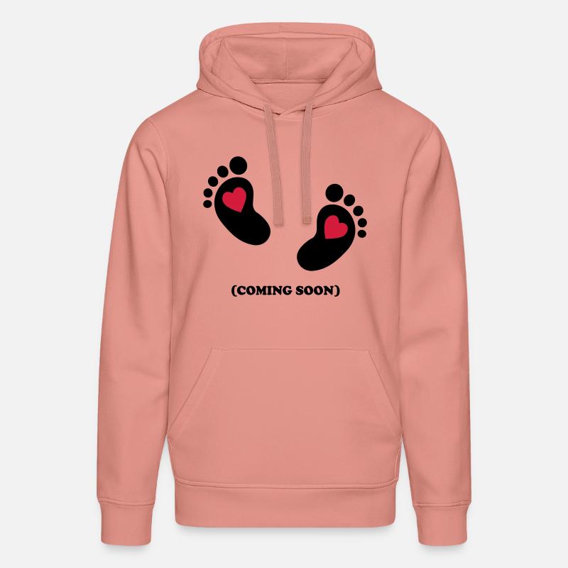 Baby - coming soon - 2c - Sweat à capuche bio DRUMMER Stanley/Stella Unisexe - rose poudré