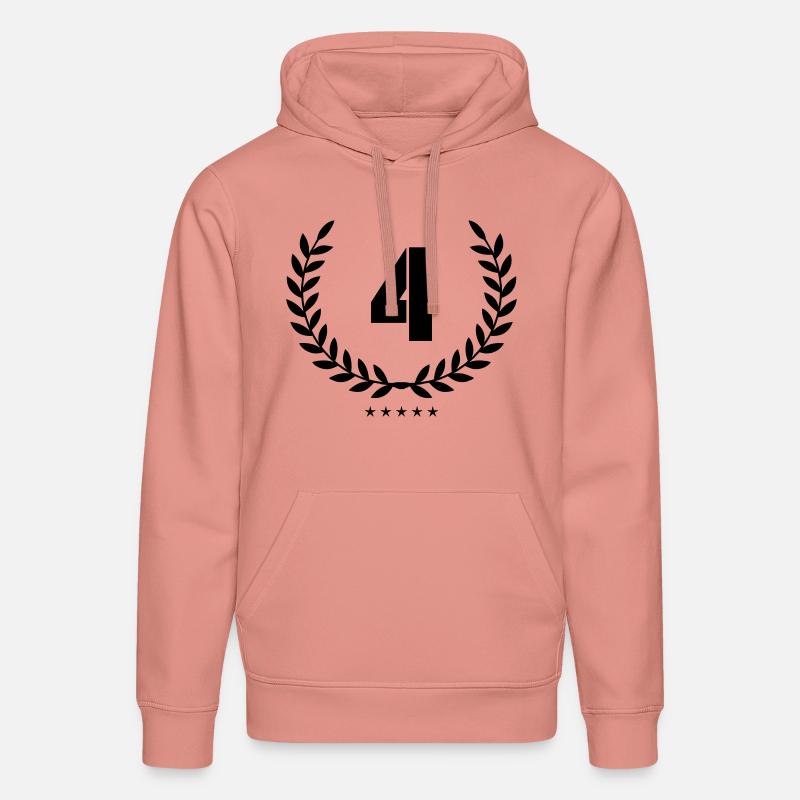 Couronne 4 - Sweat à capuche bio DRUMMER Stanley/Stella Unisexe - rose poudré
