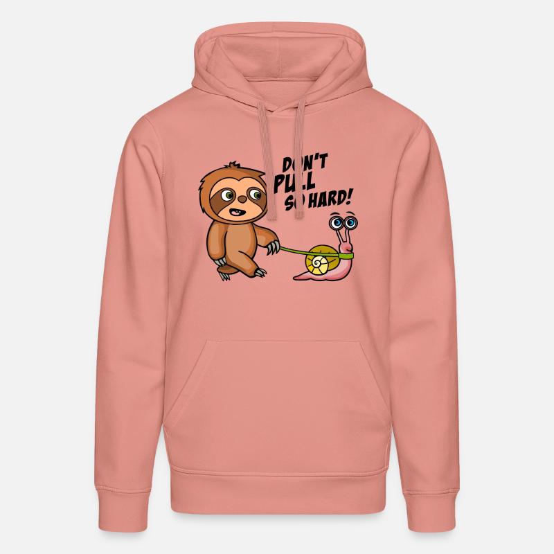 Don't pull so hard. Don't pull like that. Bright Shirts - Stanley/Stella DRUMMER Unisex Organic Hoodie - canyon pink