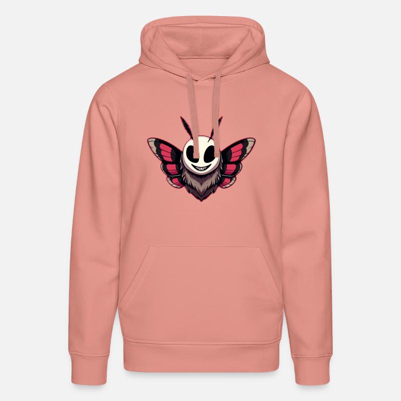 Böse Motte - Mothman Cryptid - Stanley/Stella Unisex Bio-Hoodie DRUMMER - Altrosa