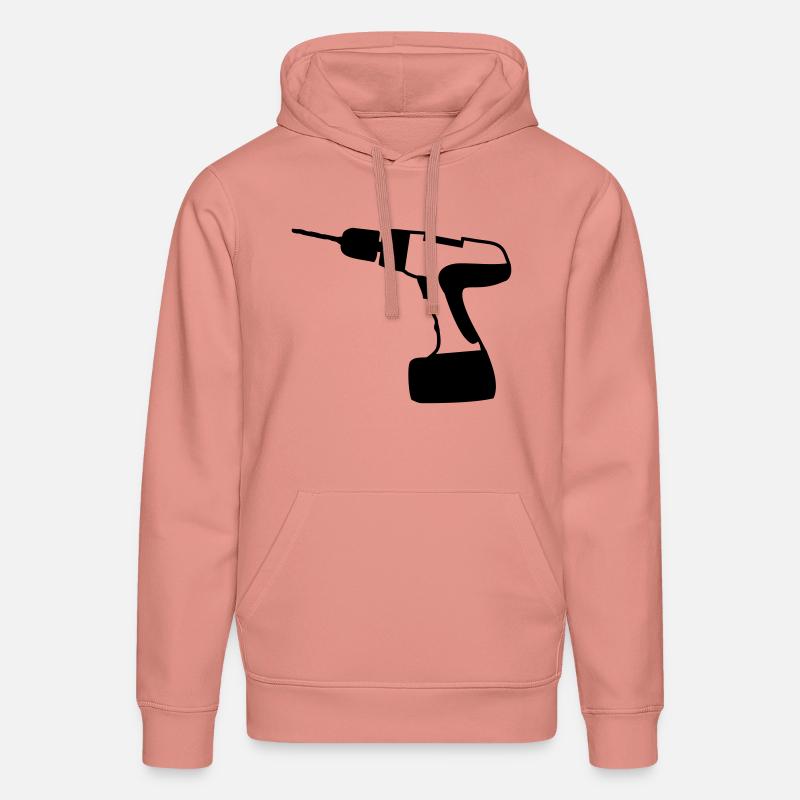 outils - Sweat à capuche bio DRUMMER Stanley/Stella Unisexe - rose poudré