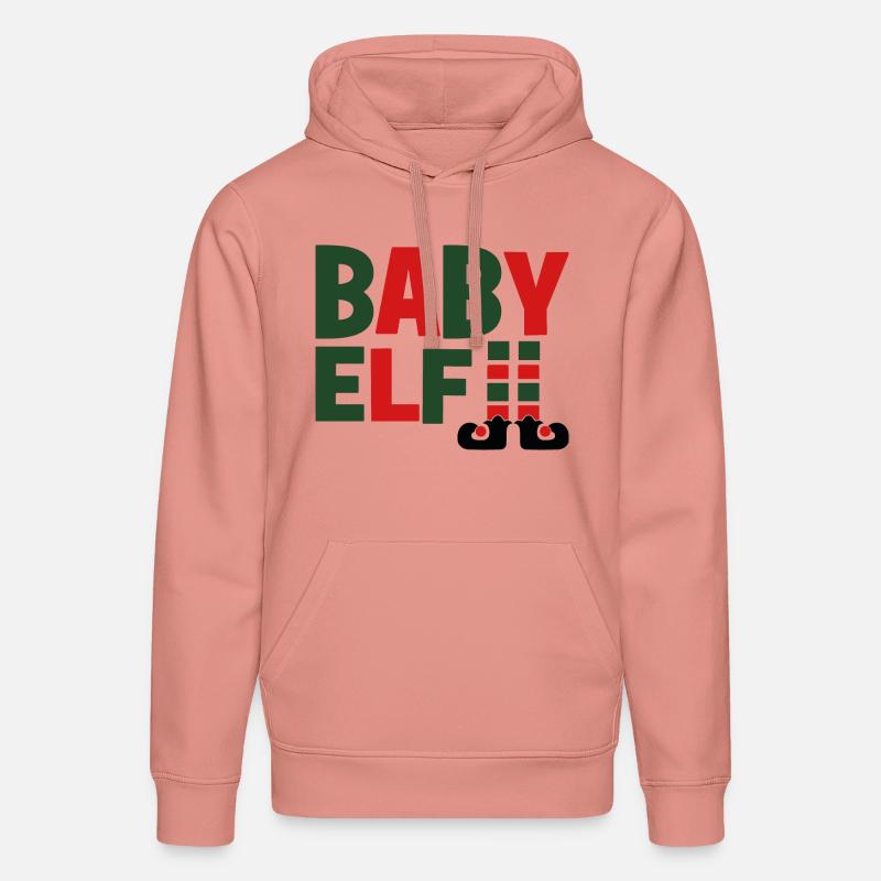 Bébé elfe - Sweat à capuche bio DRUMMER Stanley/Stella Unisexe - rose poudré