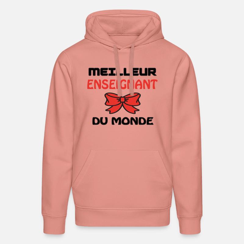 BESTER LEHRER DER WELT - Stanley/Stella Unisex Bio-Hoodie DRUMMER  - Altrosa