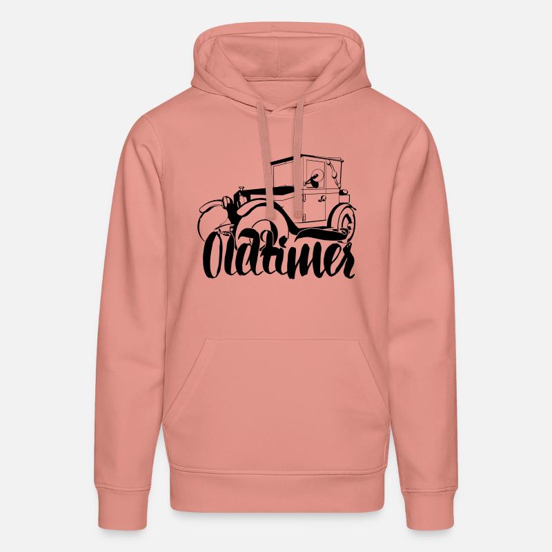 Oldtimer - Sweat à capuche bio DRUMMER Stanley/Stella Unisexe - rose poudré