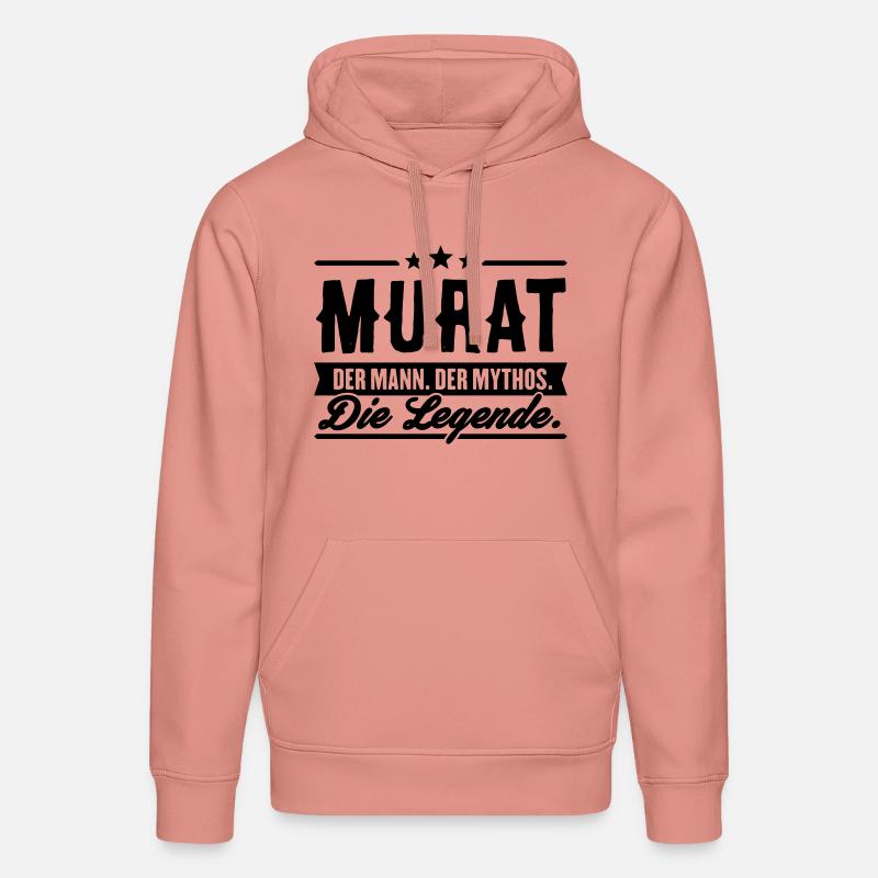 Man Myth Legend Murat - Sweat à capuche bio DRUMMER Stanley/Stella Unisexe - rose poudré