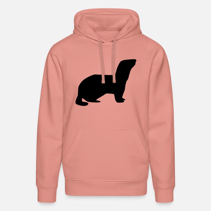 Furet - Sweat à capuche bio DRUMMER Stanley/Stella Unisexe - rose poudré