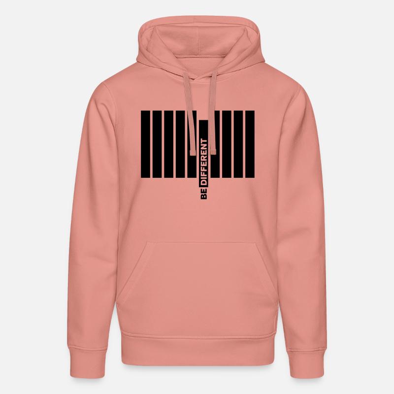 Be Different - Sweat à capuche bio DRUMMER Stanley/Stella Unisexe - rose poudré