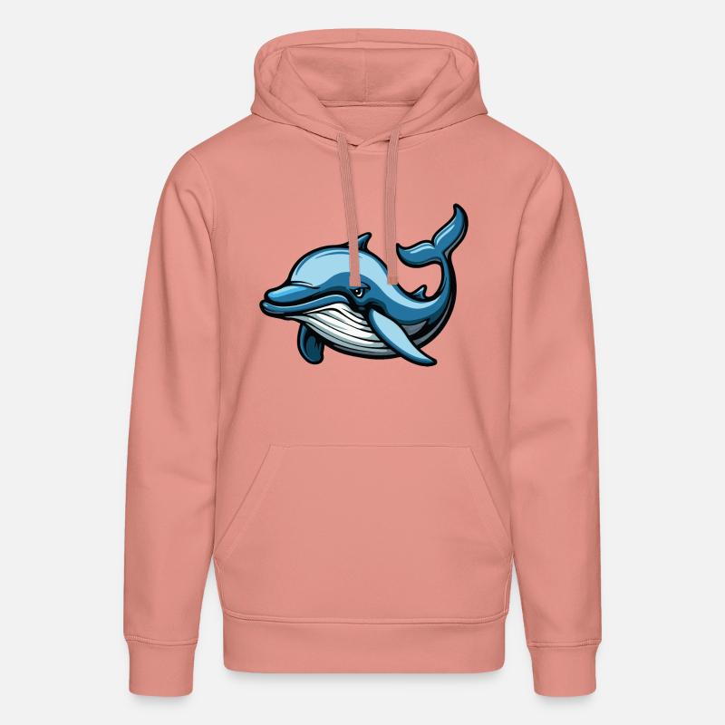 delfin comic - Stanley/Stella Unisex Bio-Hoodie DRUMMER  - Altrosa