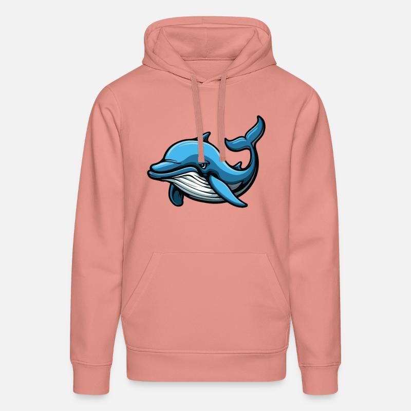 dauphin - Sweat à capuche bio DRUMMER Stanley/Stella Unisexe - rose poudré