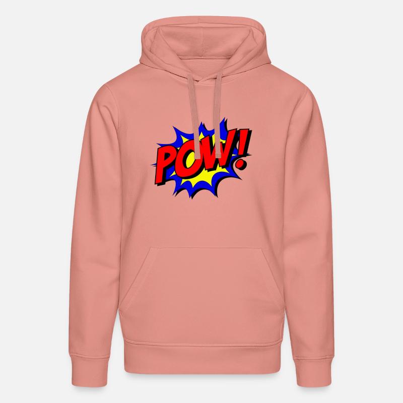 Comic-Pow - Stanley/Stella Unisex Bio-Hoodie DRUMMER  - Altrosa