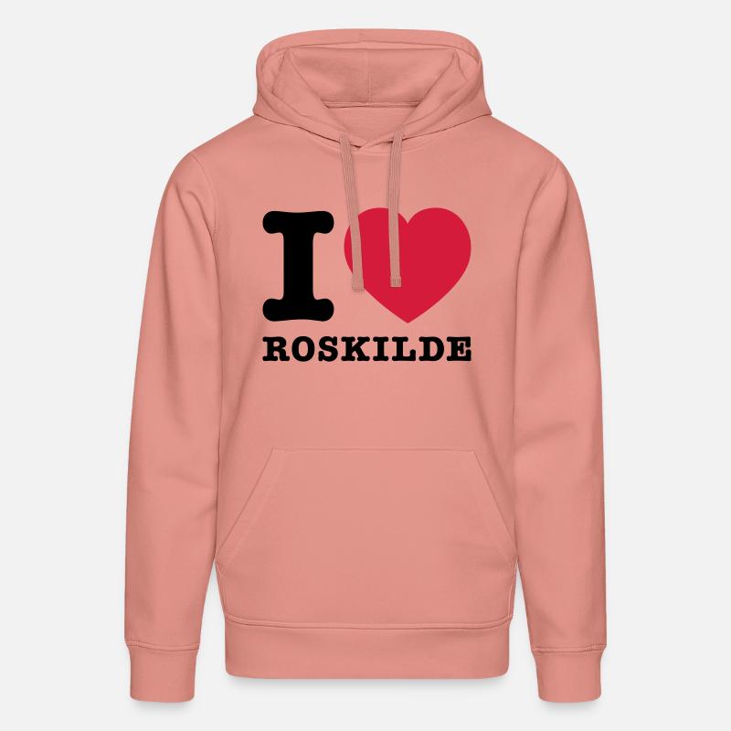 J'aime Roskilde 2 - Sweat à capuche bio DRUMMER Stanley/Stella Unisexe - rose poudré