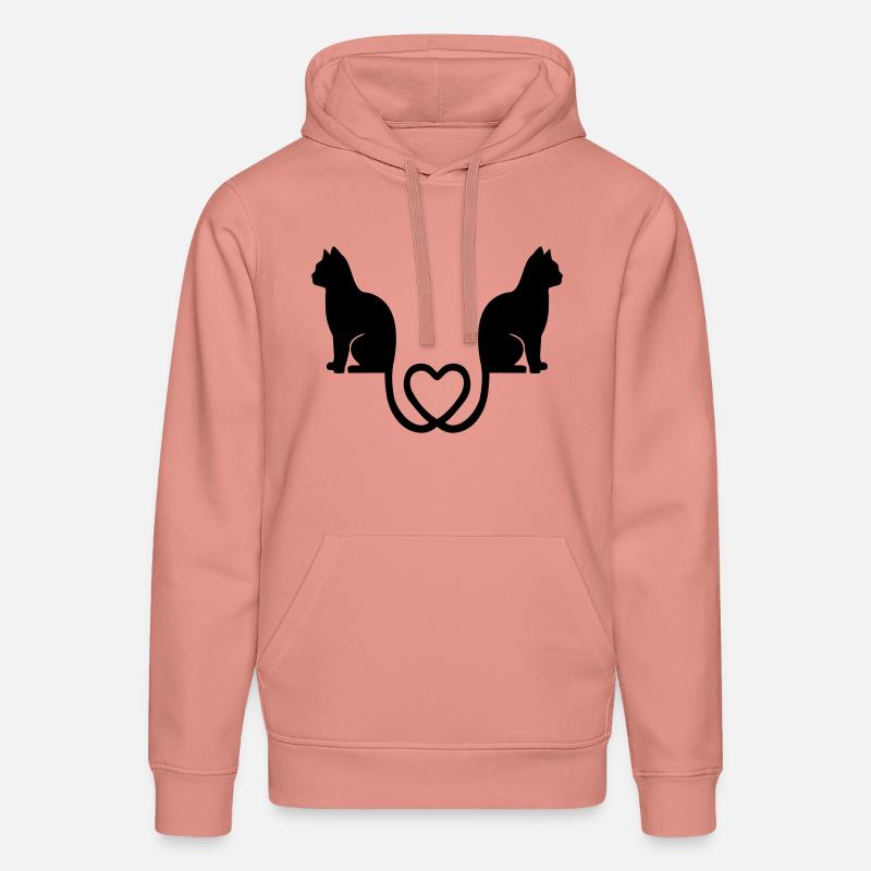 Chat - Sweat à capuche bio DRUMMER Stanley/Stella Unisexe - rose poudré