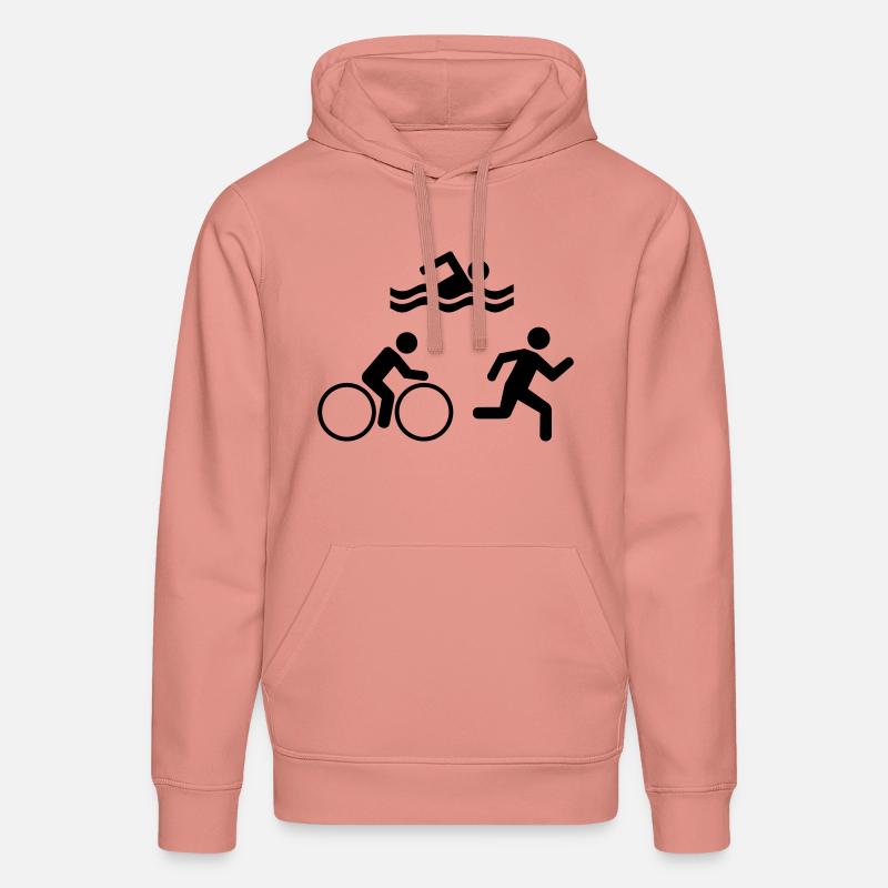 Triathlon - Sweat à capuche bio DRUMMER Stanley/Stella Unisexe - rose poudré